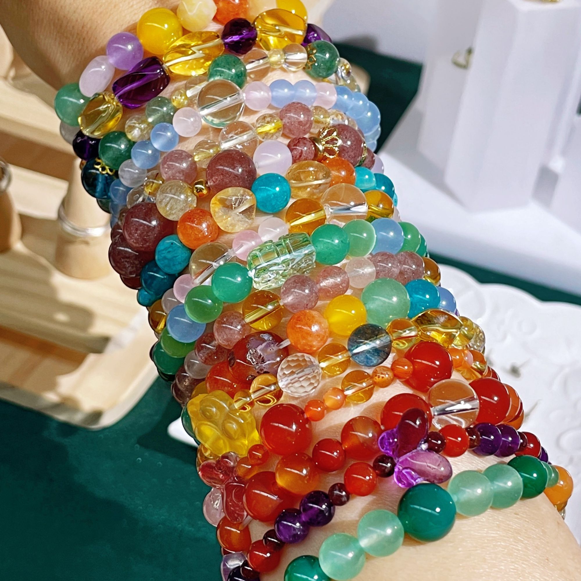 【直播间链接】有瑕福利天然水晶手串~【没有直播间名牌一律不发货】