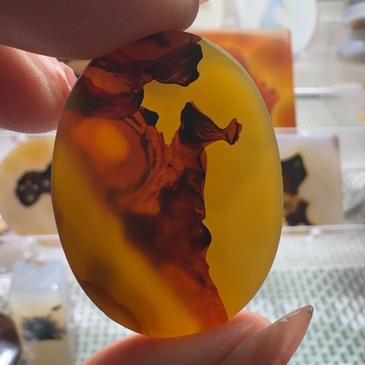 玛瑙/玉髓未镶嵌项链