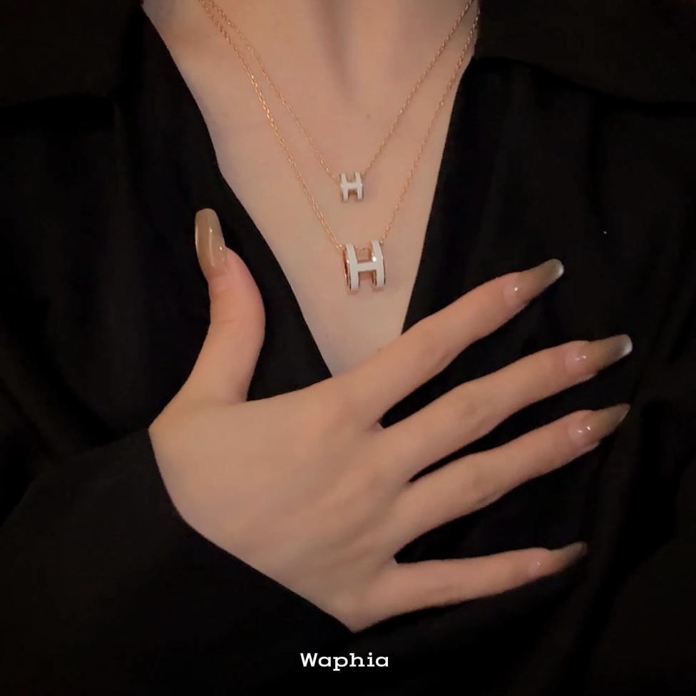 合金项链 Waphia设计师款经典时尚百搭轻奢【H项链】   HE003