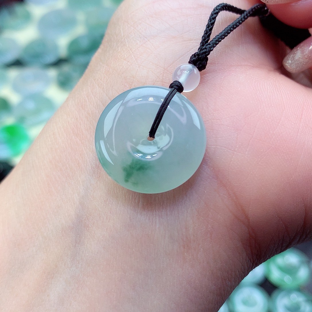 翡翠颈饰未镶嵌9尺寸20.1-5.8