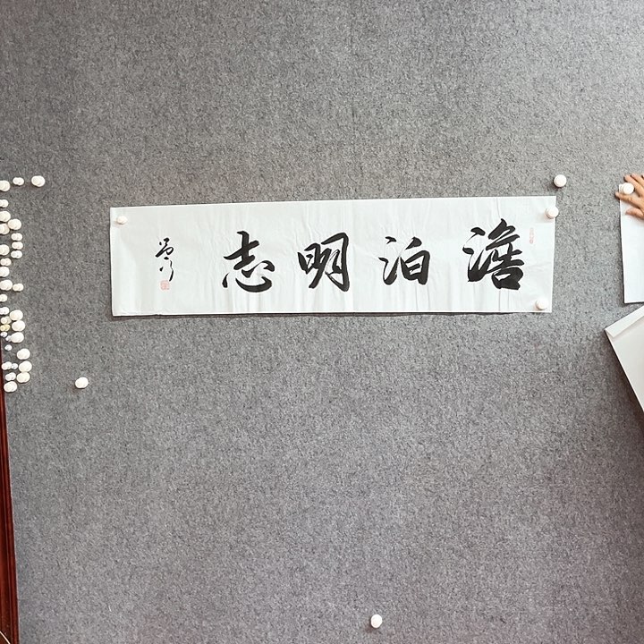 书法淡泊书法作品