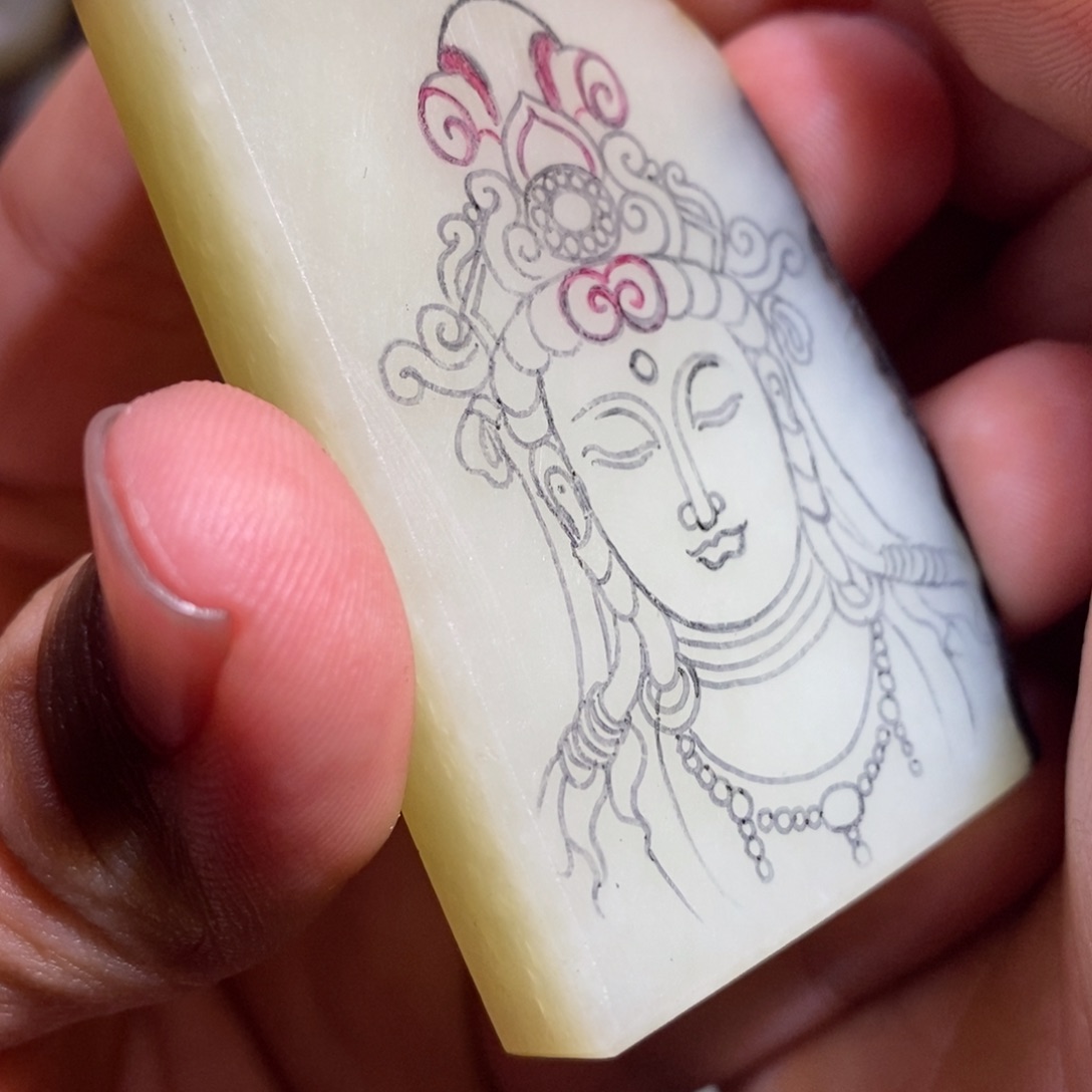 重***3定制和田玉未镶嵌1