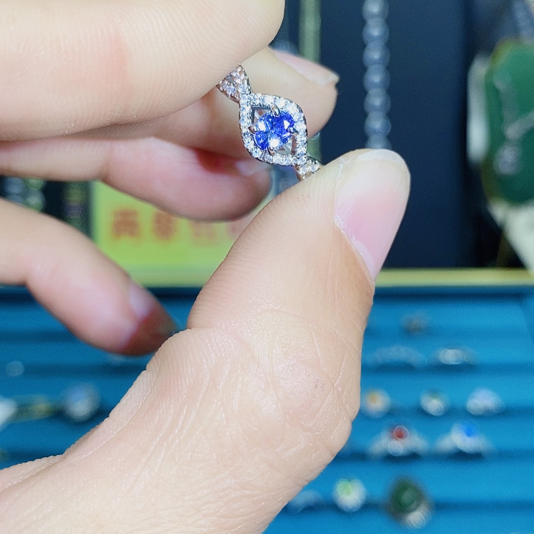 紫晶珠宝半成品银S925镶嵌