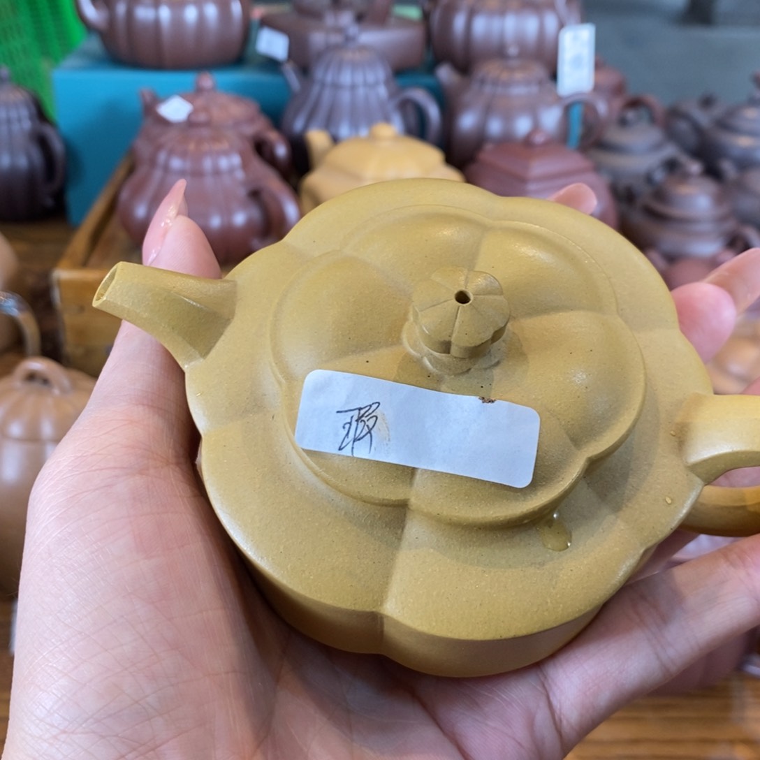 茶壶紫砂原矿泥料手工壶 直播间