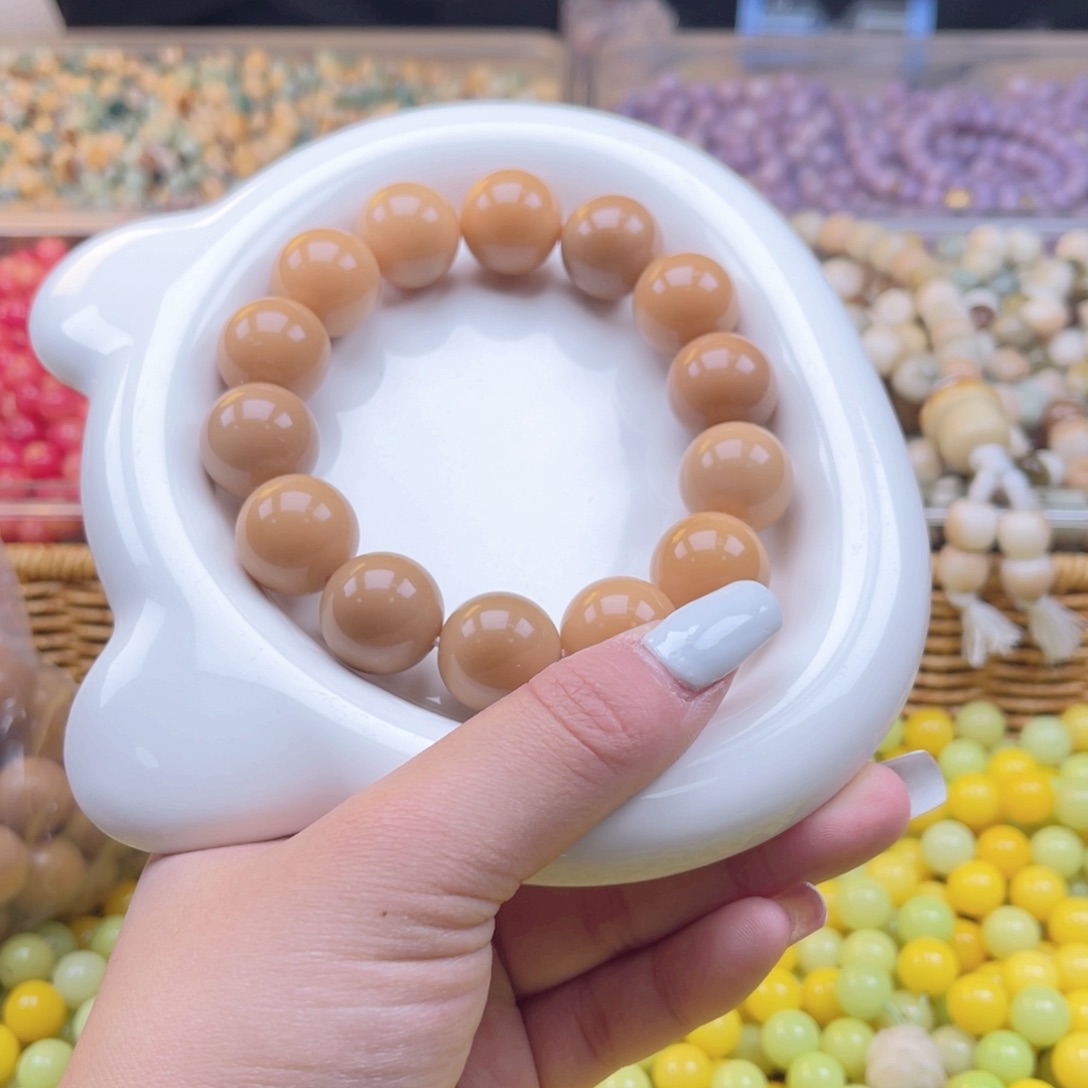 白玉菩提吊坠z16.75mm15颗 风化微瑕