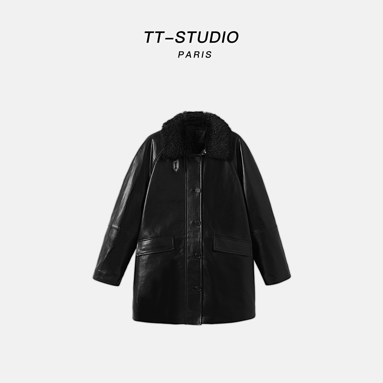 TT【嬉皮士】西班牙进口羊毛皮毛一体高定羊毛皮真皮外套TT-LZ249