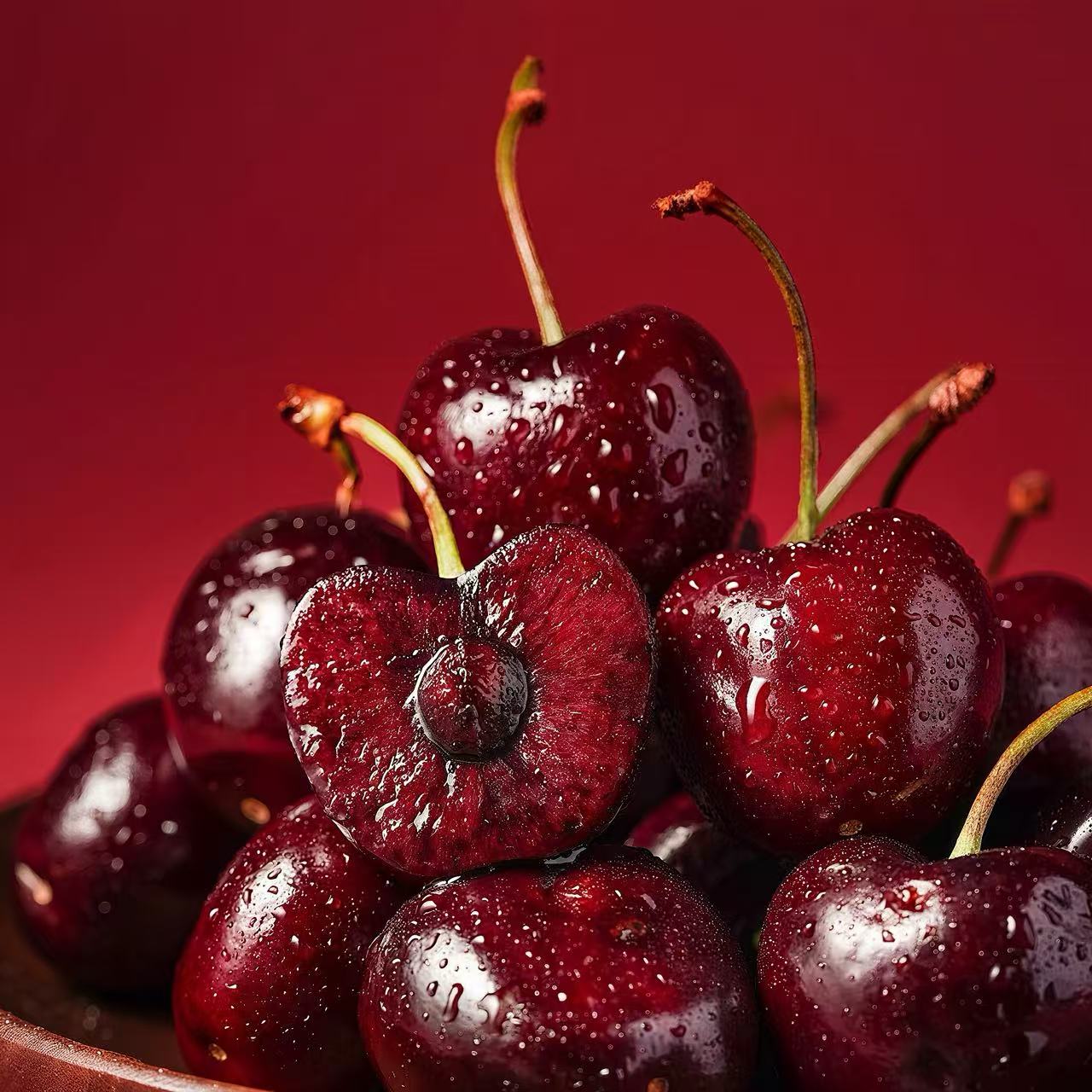 《波板》海运桑提娜车厘子 2JD 2/5斤 海运货 内附果径卡 顺丰包邮