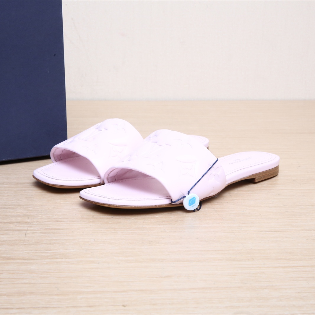 99新 LouisVuitton/路易威登 积分-100汤/216360/粉色满印浮雕