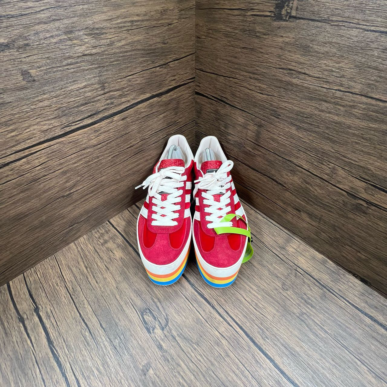 95新 GUCCI/古驰 阿迪达斯联名 德训厚底鞋 38码/95新/无配件