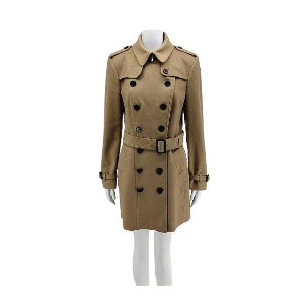 妃鱼/博柏利/羊皮/剪羊毛/大衣/95新/z零二二五