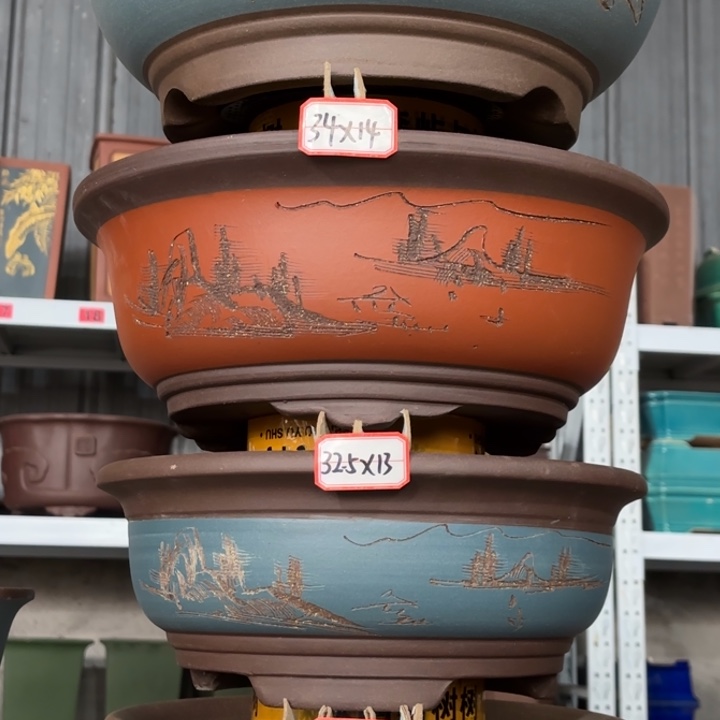 紫砂花盆             116-4