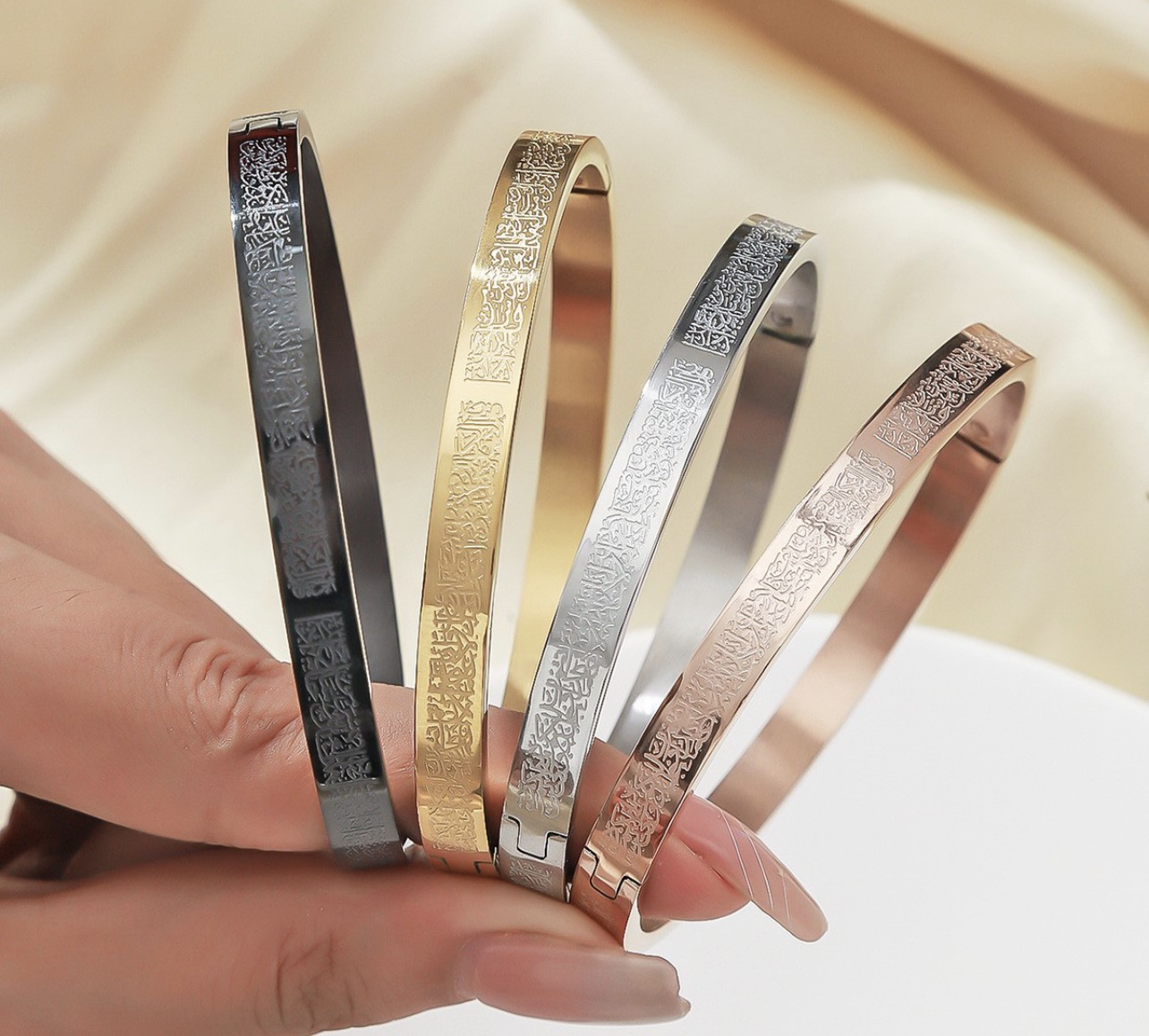 钛钢手镯 钛钢钉子网红手镯钛钢库西ins手镯时尚百搭镯子小众卡口