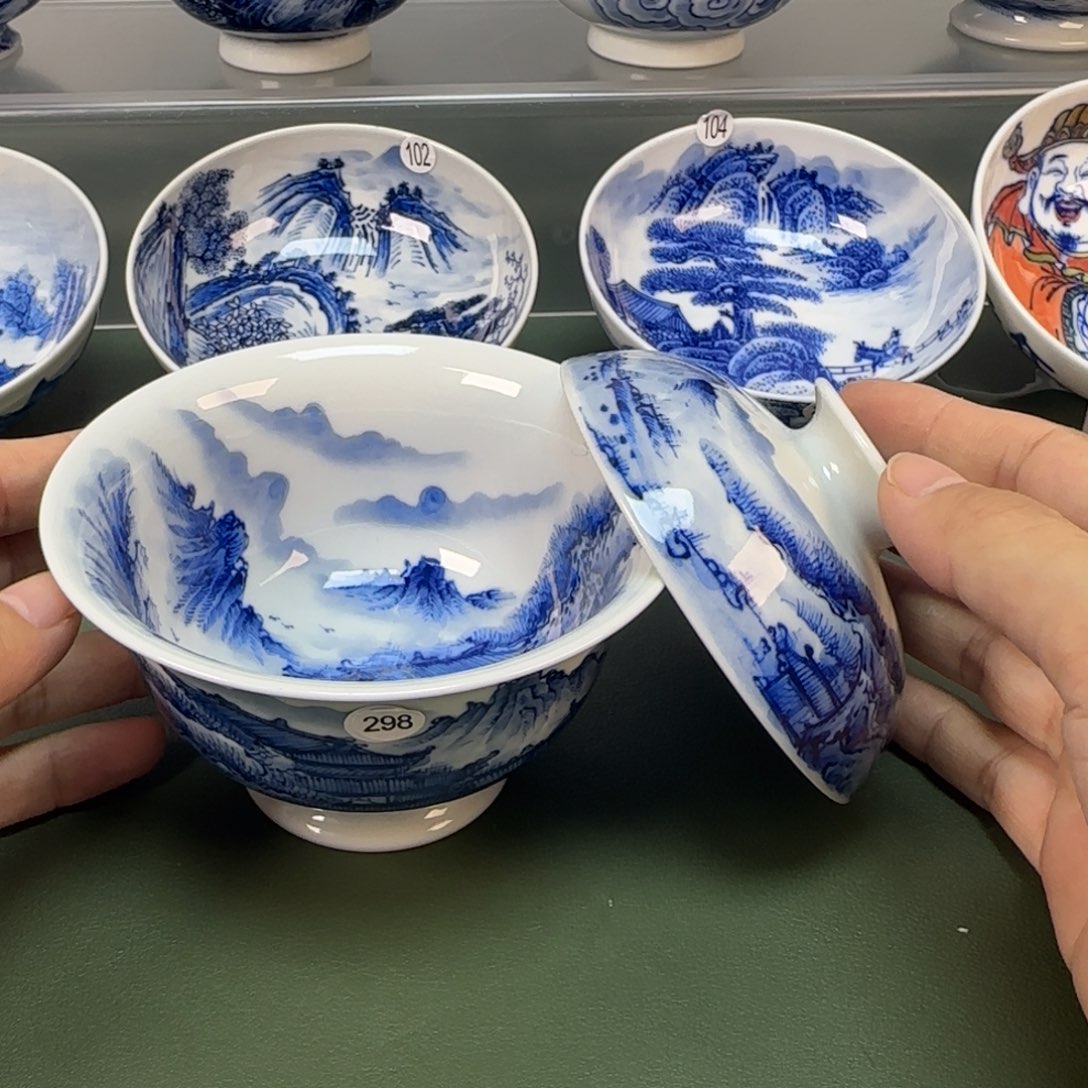 杯木木景德镇纯手绘茶具298