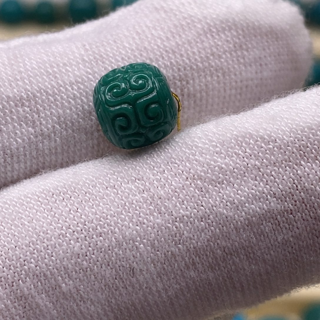 绿松石未镶嵌珠宝奇石8.0mm