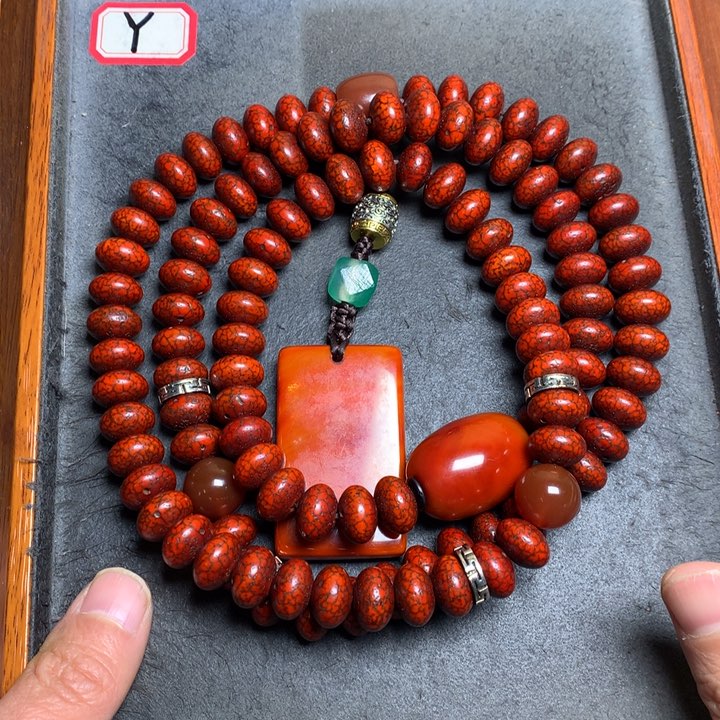 星月菩提吊坠菩提