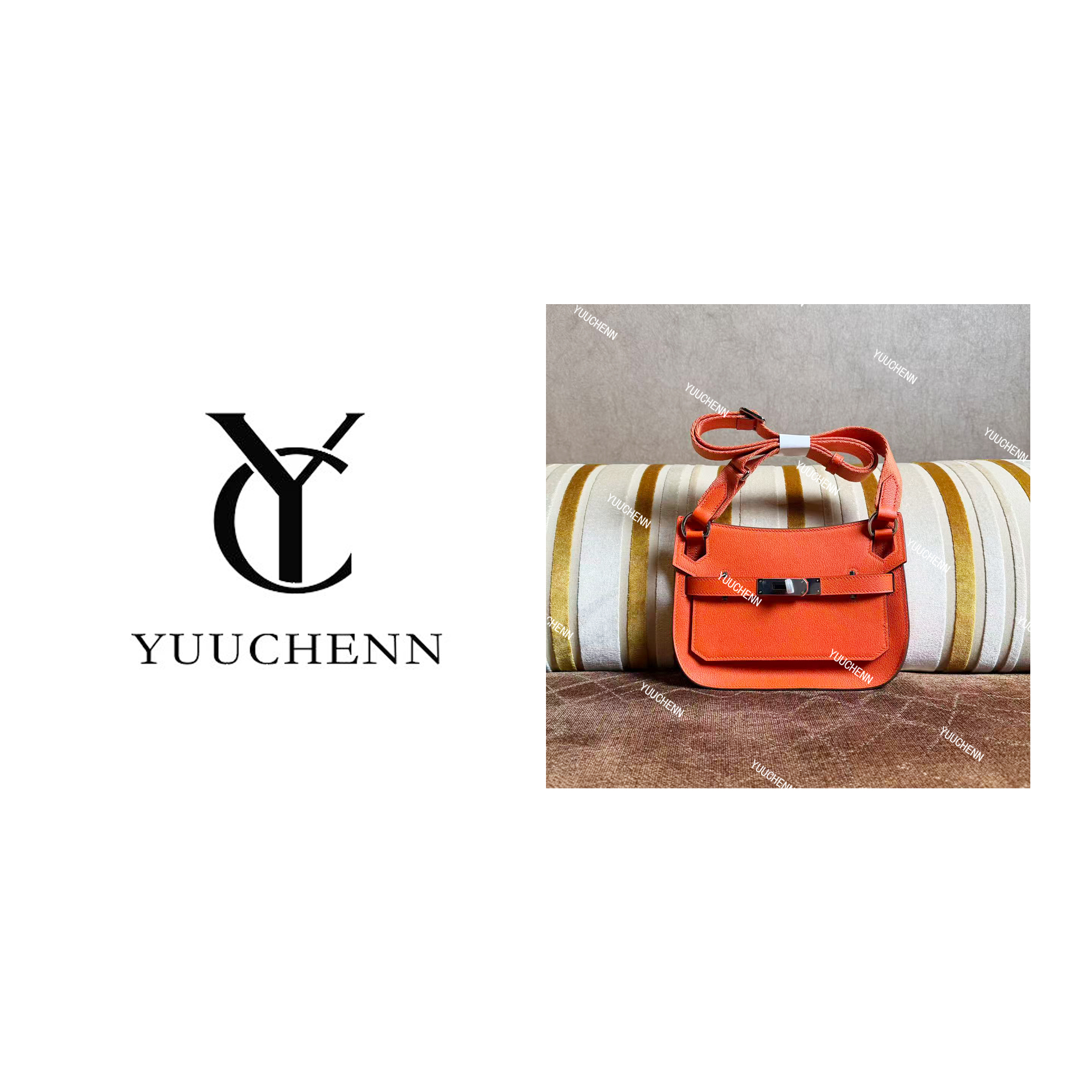 YUUCHENN/ 20cm    原创设计高定真皮包   HH8171