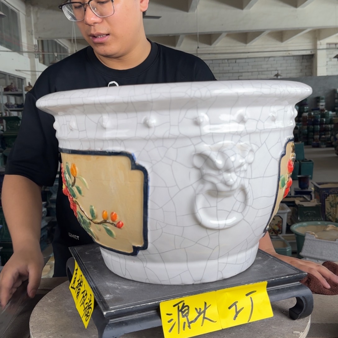 陶。一风堂石湾花盆