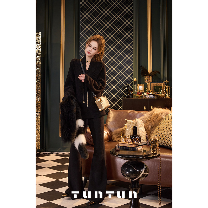 吞吞TUNT【舒适派】各种身形友好 时髦休闲毛织套装