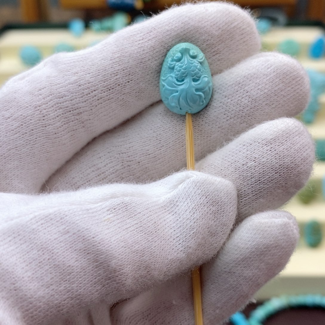 绿松石珠宝奇石未镶嵌