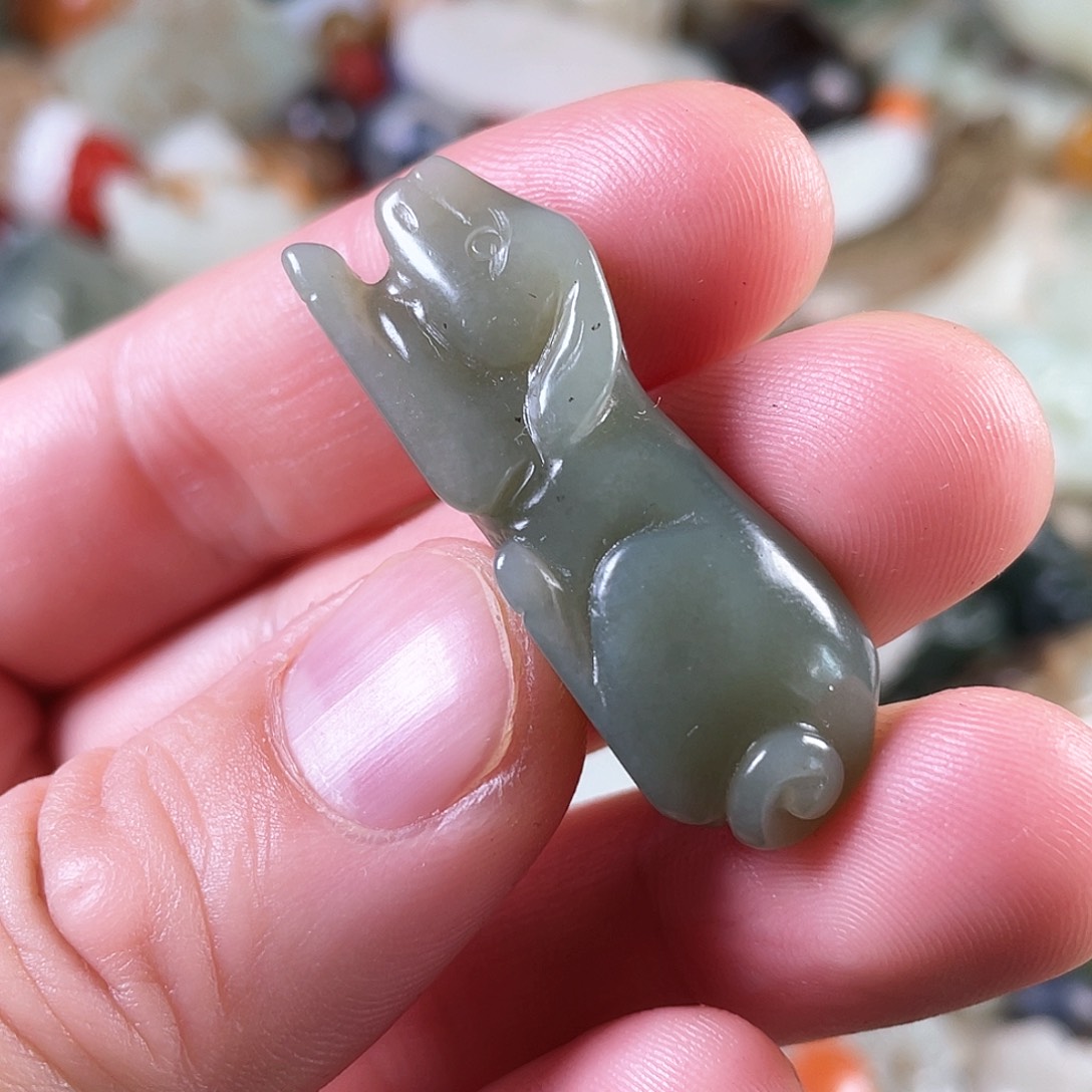 和田玉（糖玉）颈饰未镶嵌