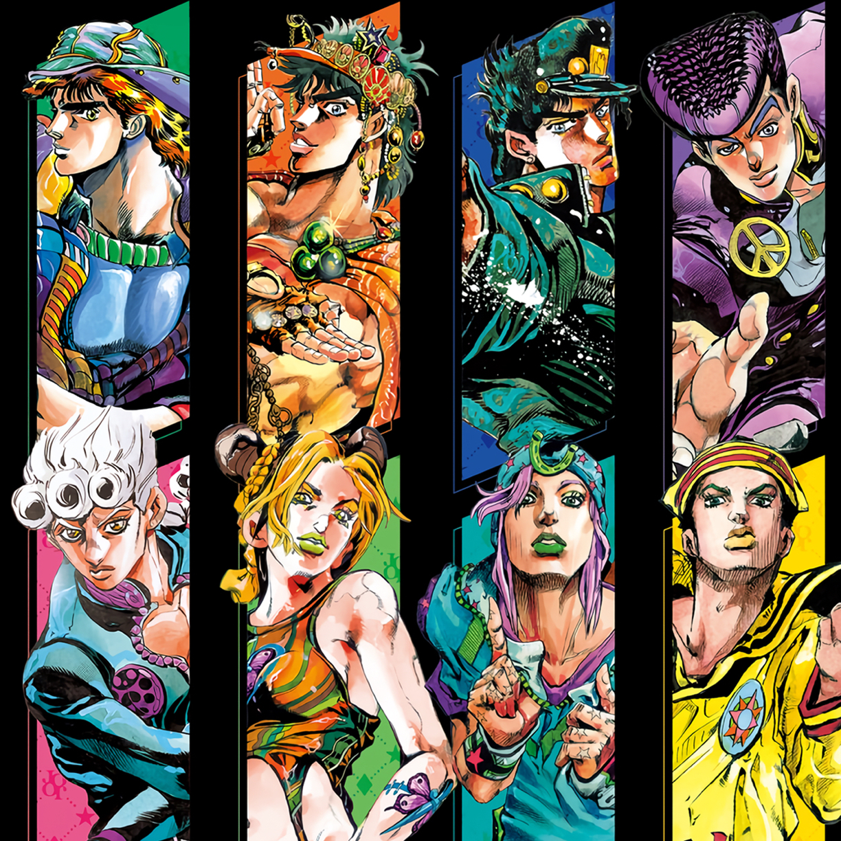 （jojo奇妙冒险）二创周边 异形冰箱贴9*10*0.5cm