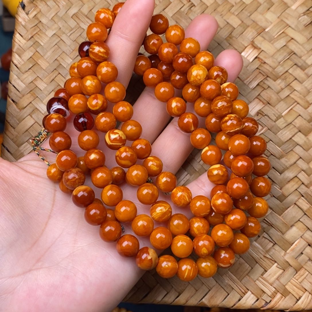 蜜蜡裸石未镶嵌蜜蜡