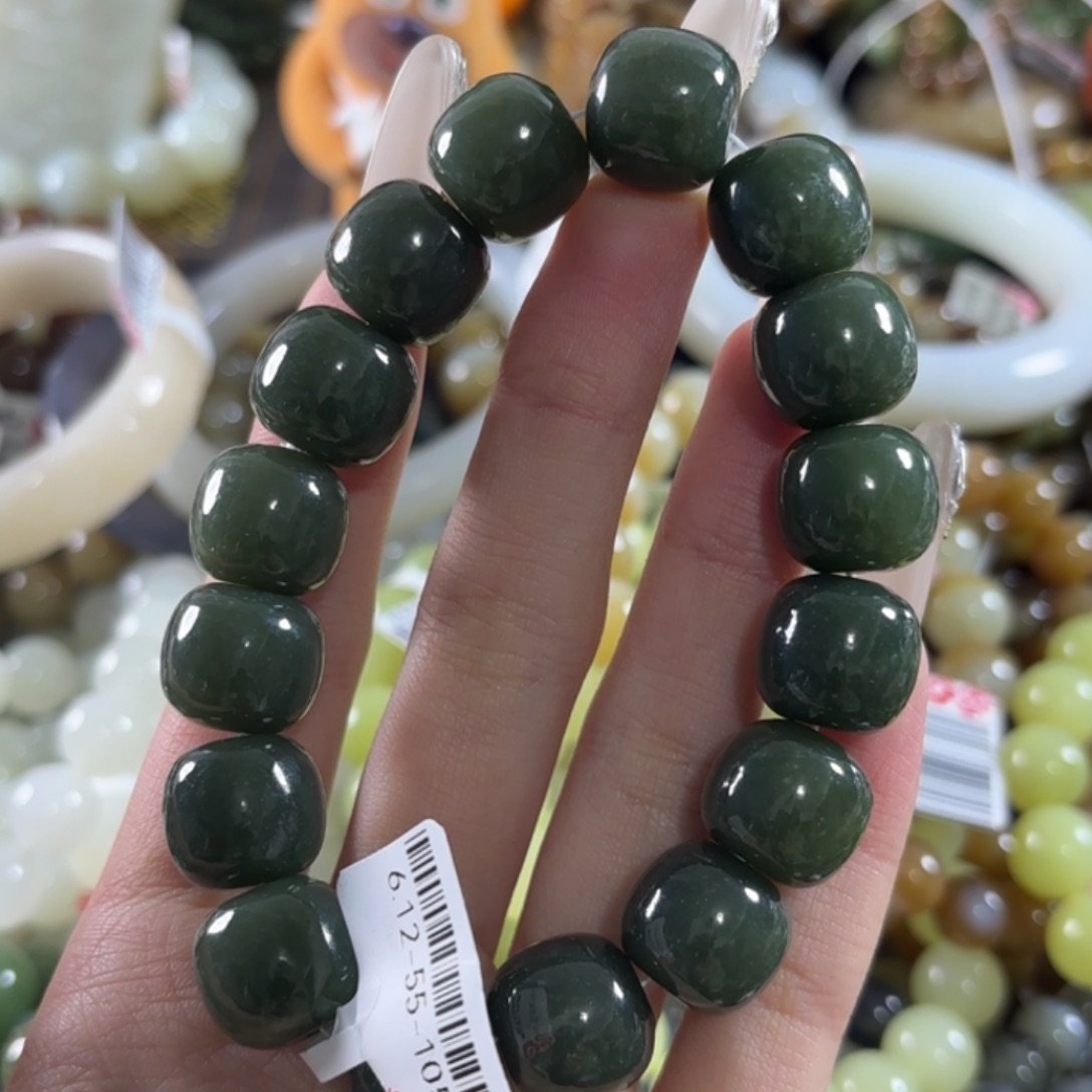 和田玉未镶嵌手链192