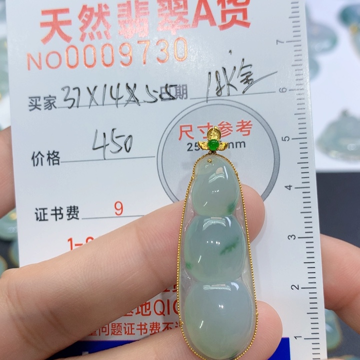 翡翠颈饰未镶嵌吊坠