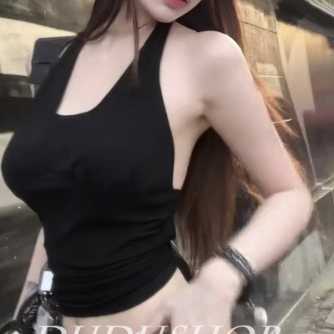 辣妹连衣裙（款式以直播间为准）性感夏季设计感修身挂脖露肩纯欲