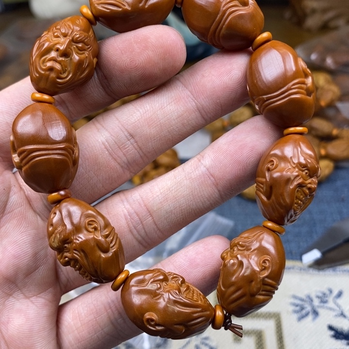 橄榄核手串/手链橄榄核雕工艺手串