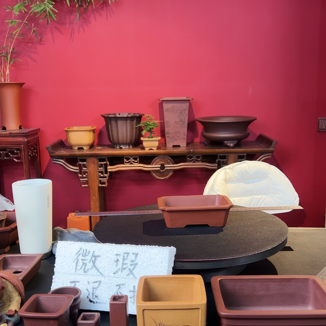 媆***美花盆紫砂微瑕马槽