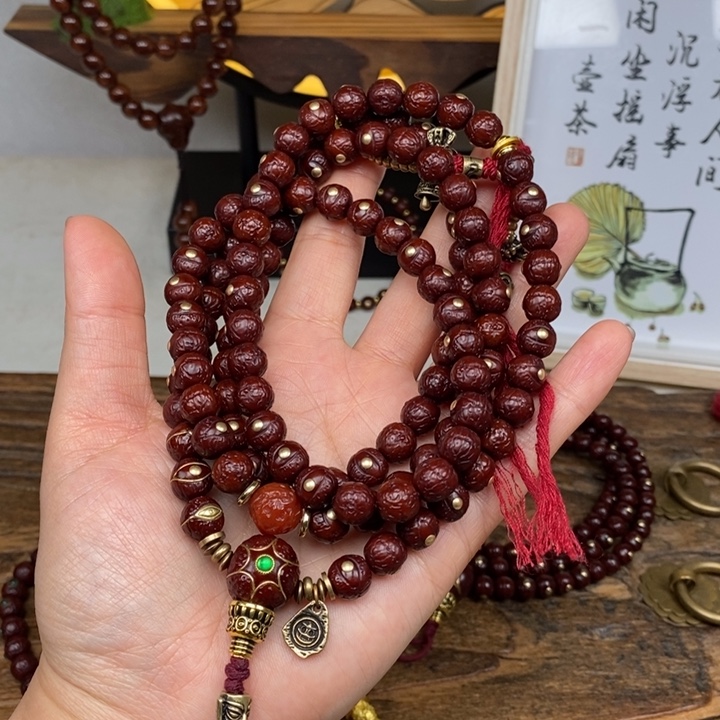 凤眼菩提吊坠9 铜满配108