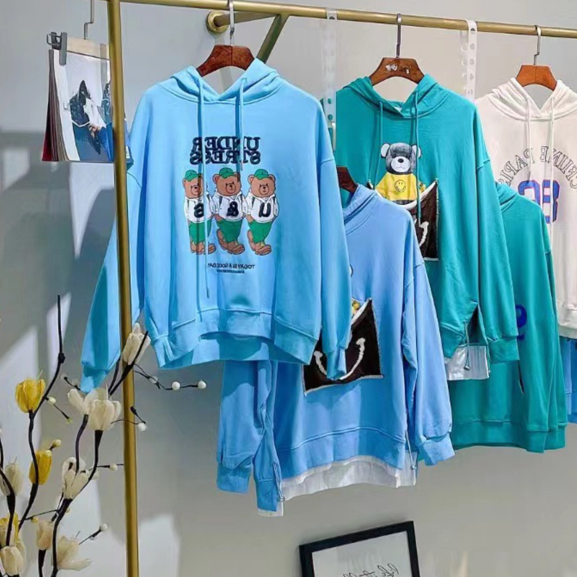 990简单时尚印花休闲百搭上衣