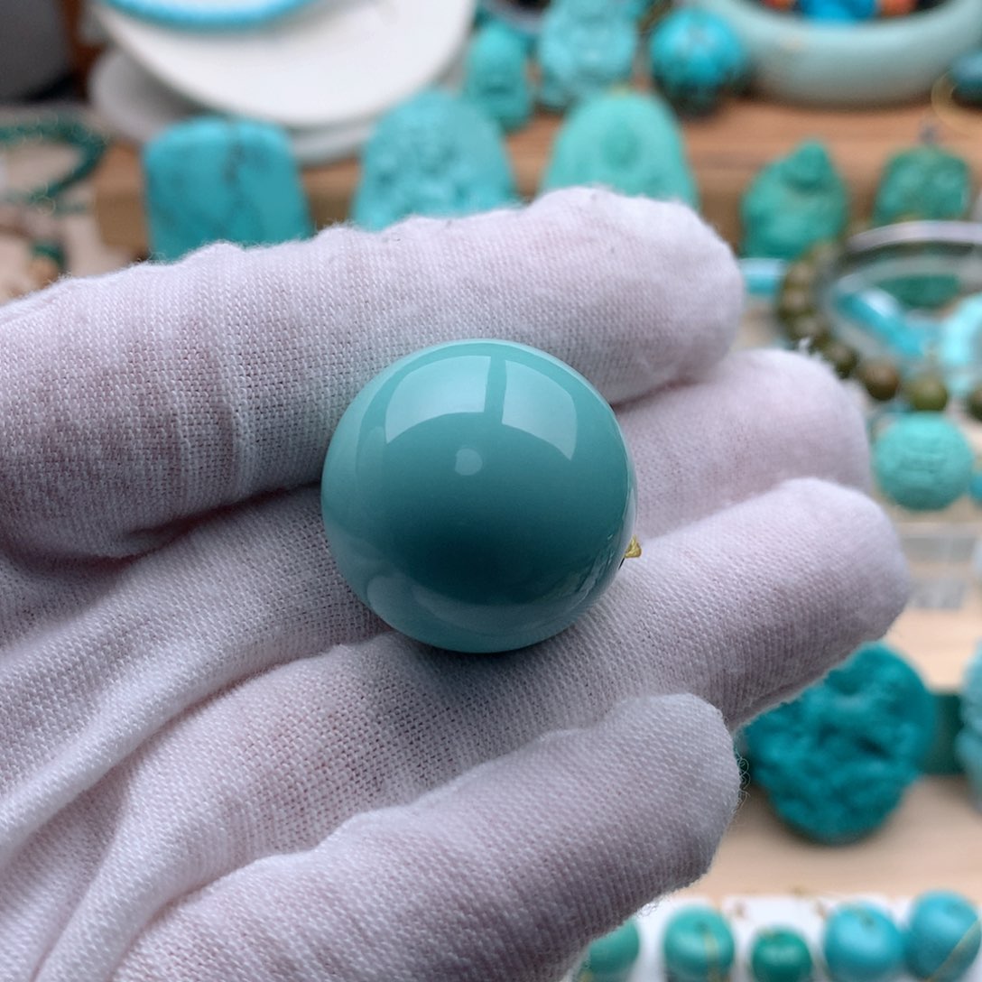 绿松石珠宝奇石未镶嵌