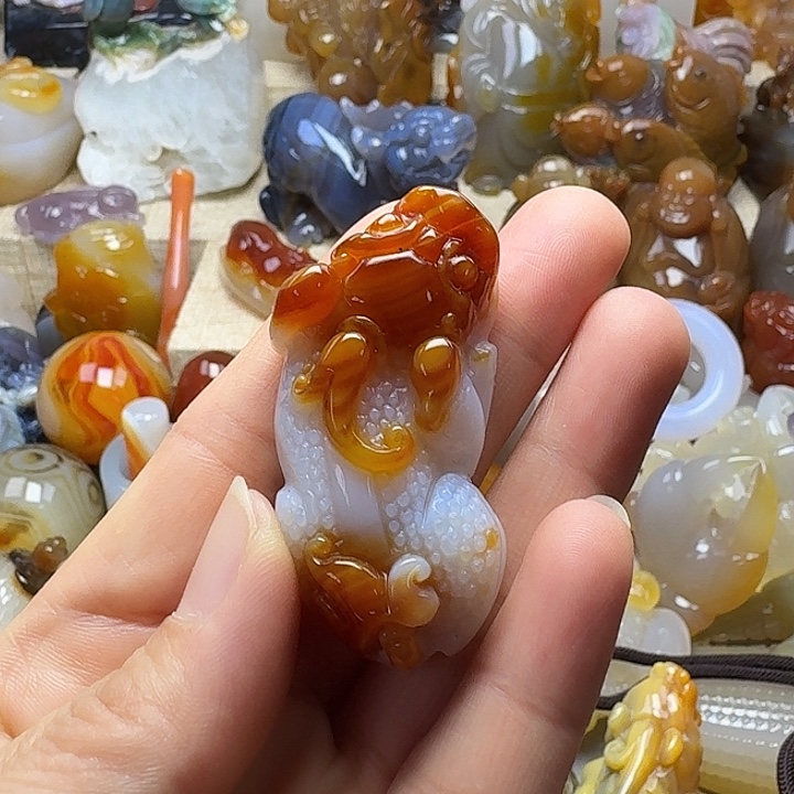 玛瑙/玉髓未镶嵌饰品