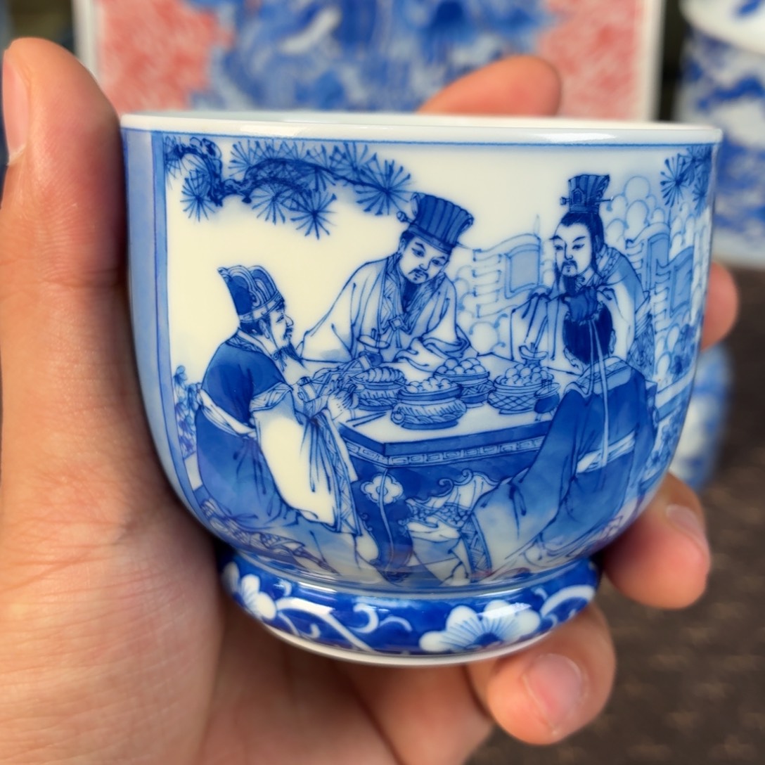 杯子瓷瓷姑娘瓷姑娘景德镇