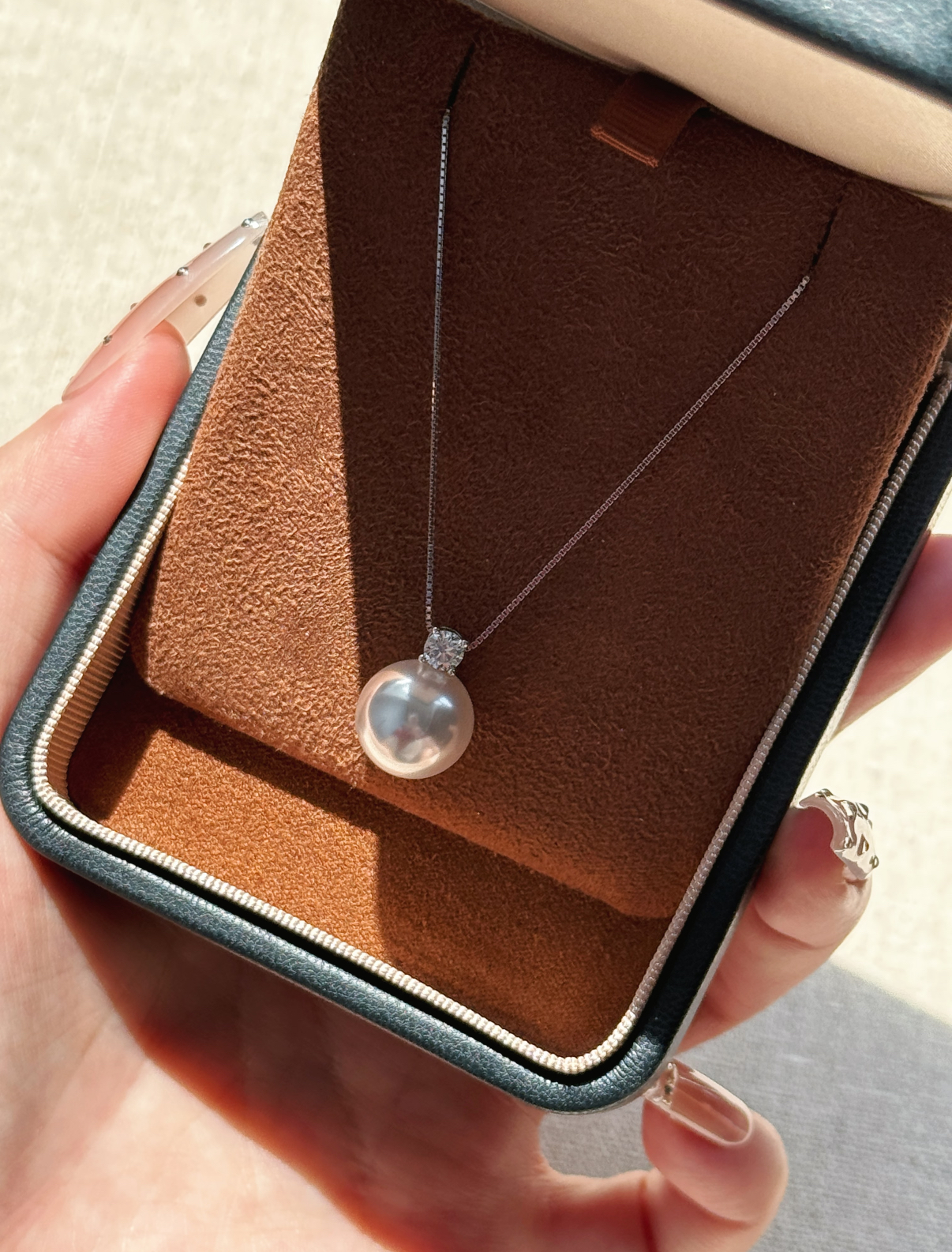 坠链均925银 【小玉家】珍珠DIY高端定制时尚串珠链接