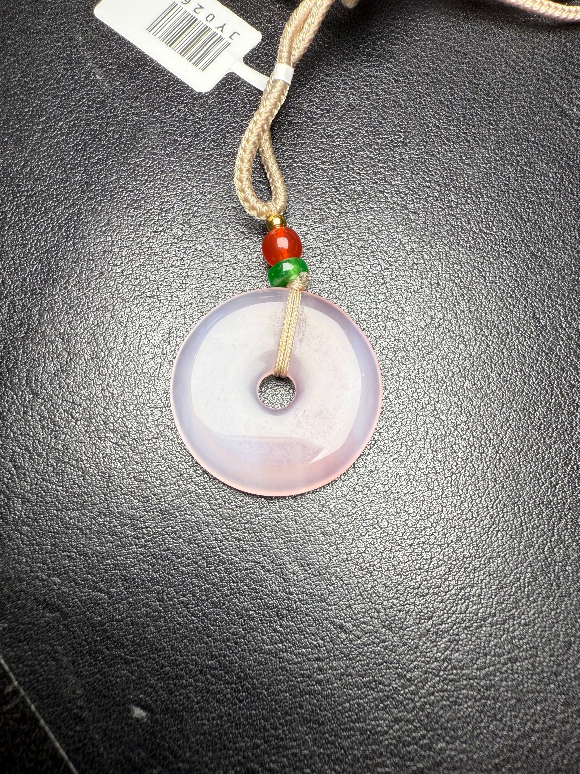 尚善珠宝店-新人福利-玛瑙平安扣吊坠jy026