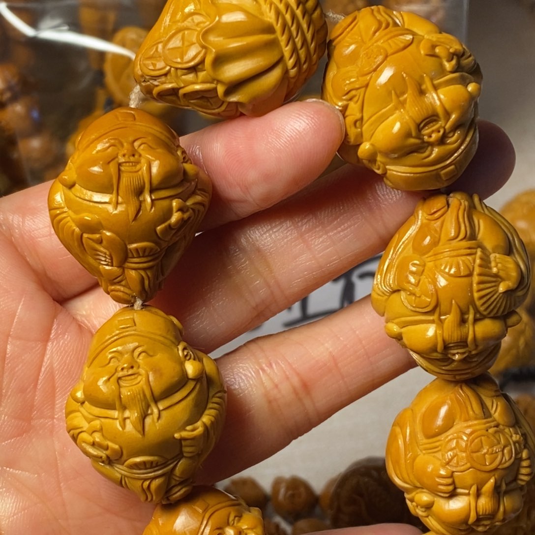 橄榄核手串/手链用****2官帽财神