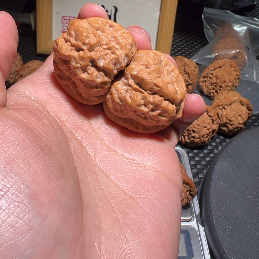 文玩核桃把件，****，蛤蟆