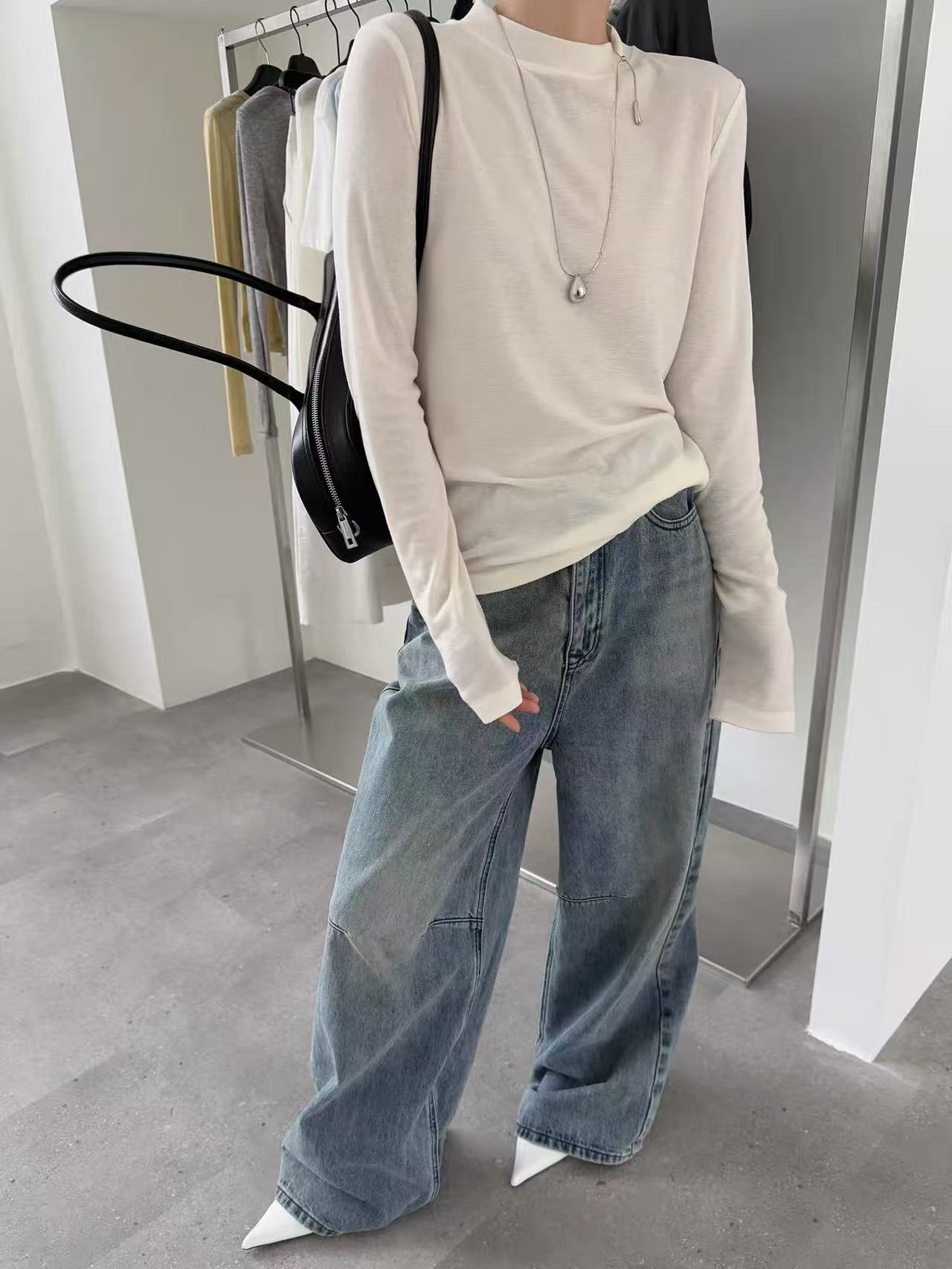 2018 曼淇家（半高领）水溶打底衫