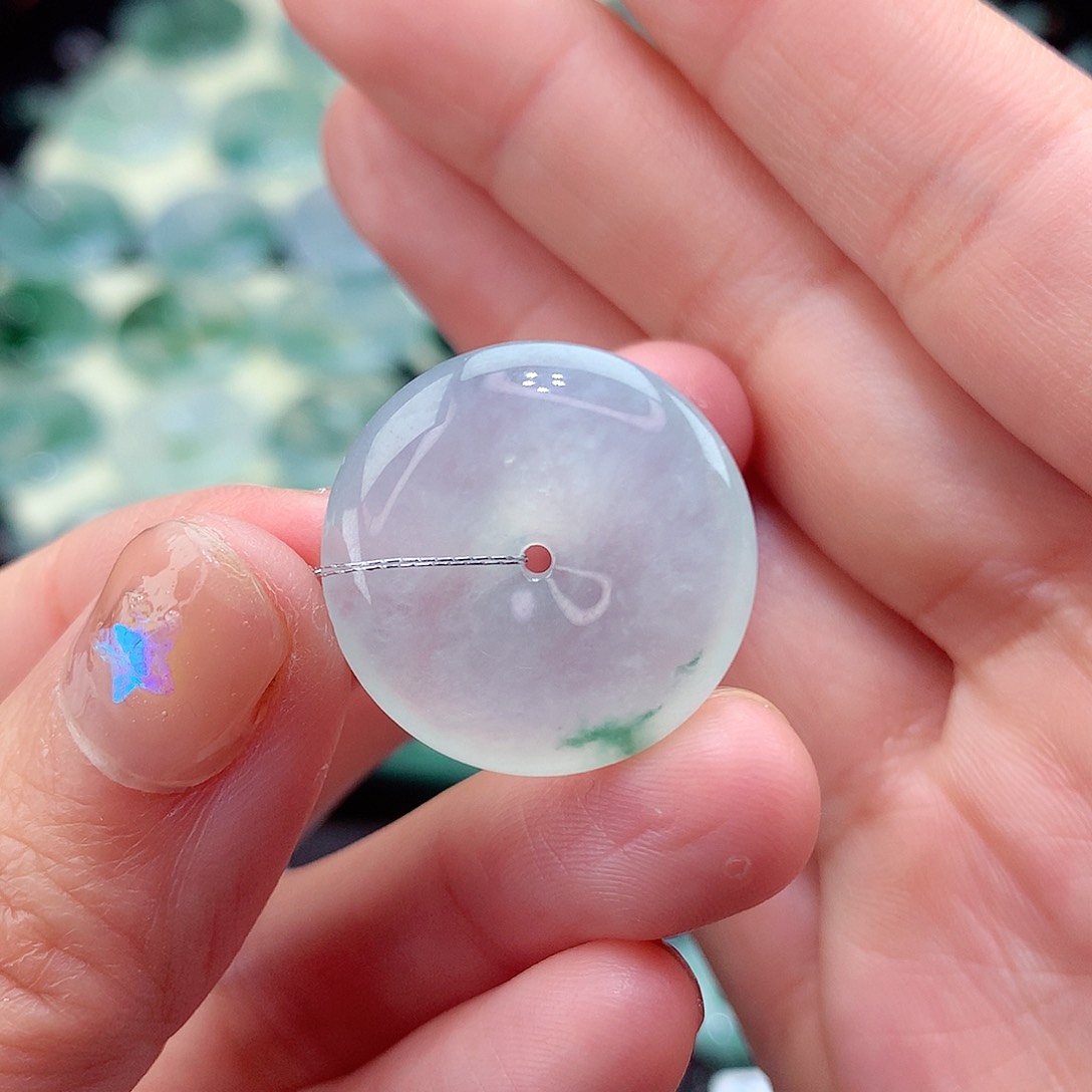 翡翠颈饰未镶嵌尺寸22/5.4