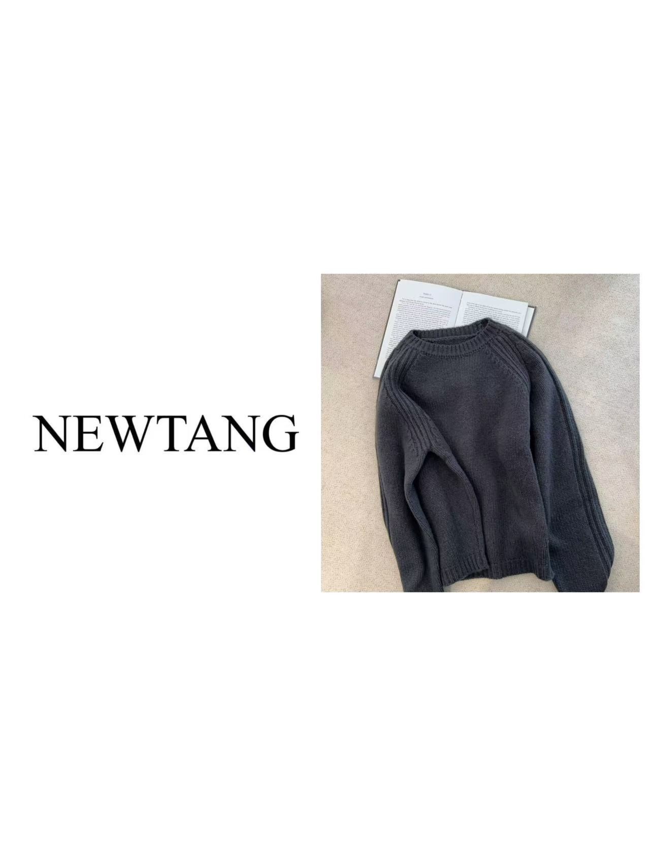 【落霜】1160 100%羊毛圆领套头新款女高级感超好看长袖软糯针织