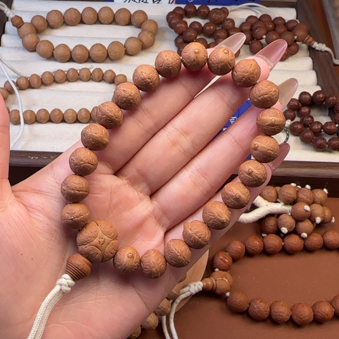 凤眼菩提吊坠11.5高油高密实心籽单圈