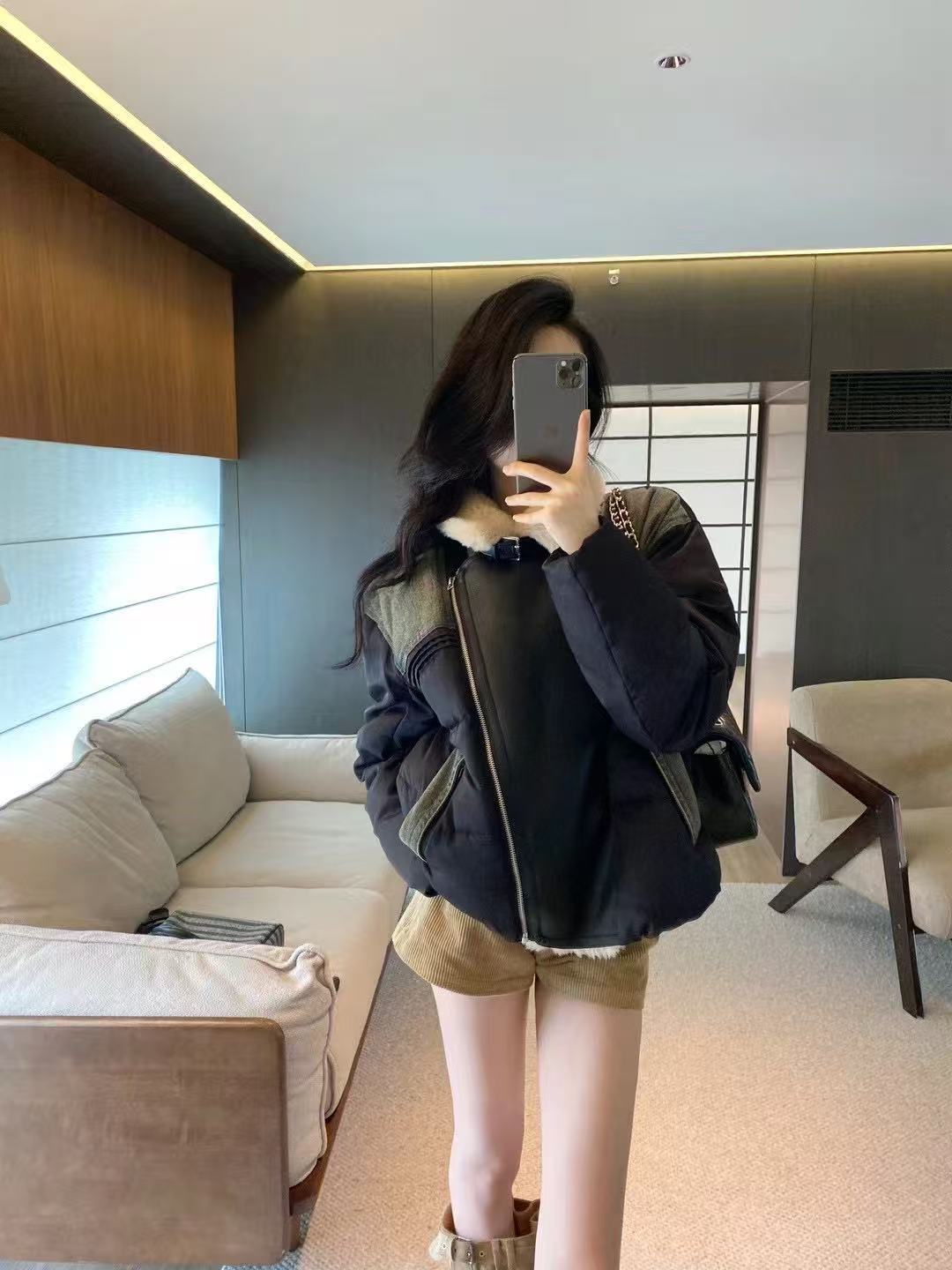 【57号-100号】大熙熙Lucky潮牌女装2025新款原创拼接款外套*