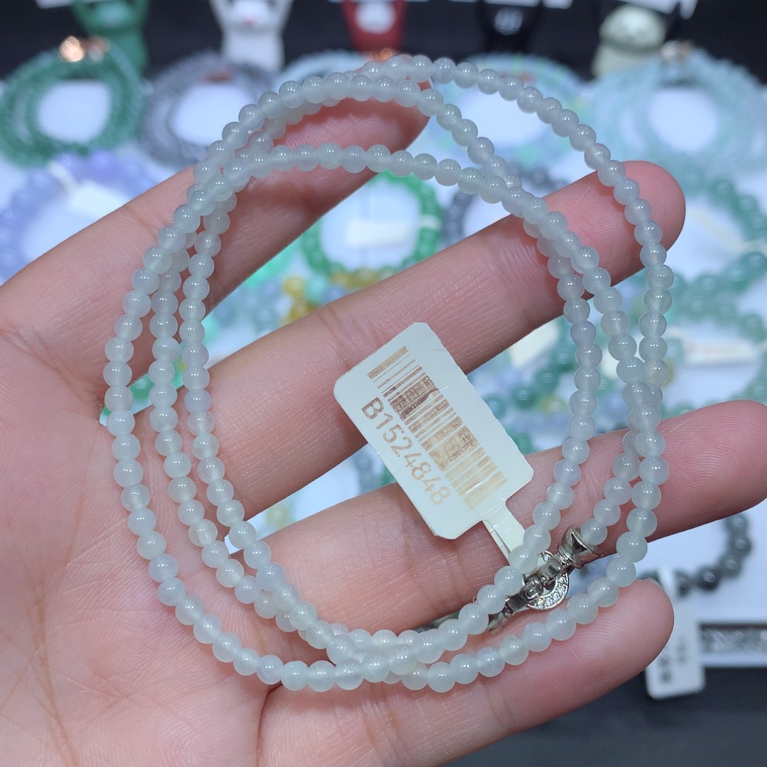 翡翠未镶嵌手串天然