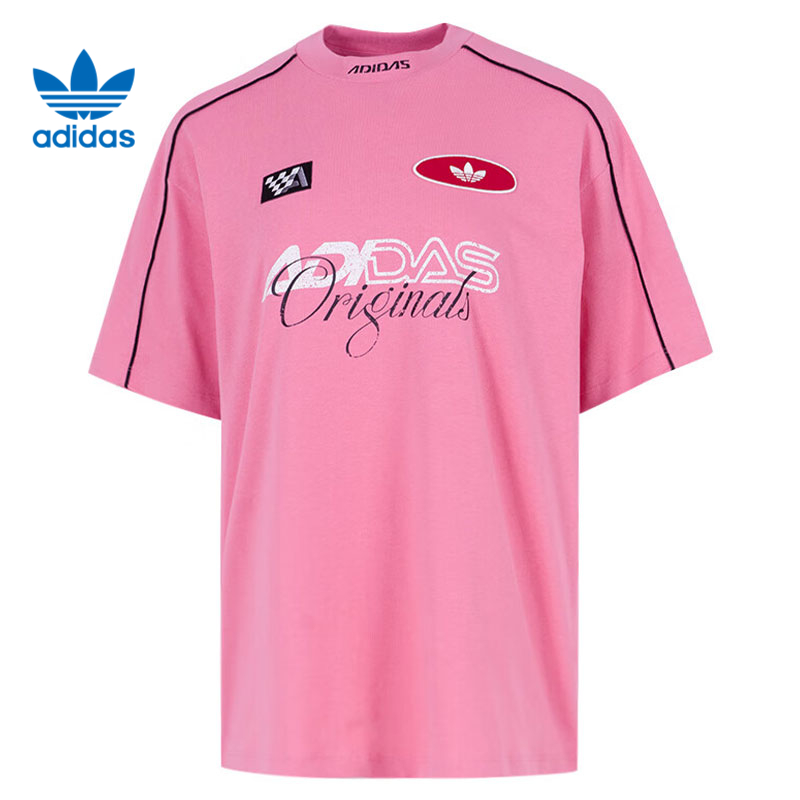 adidas阿迪达斯【吾】三叶草女子运动休闲短袖T恤KG6679