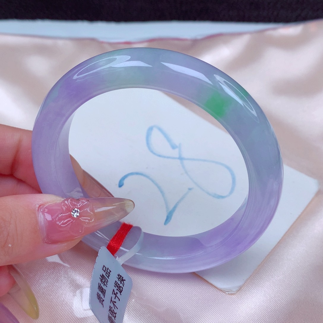 翡翠手镯未镶嵌天然缅甸翡翠A货手镯