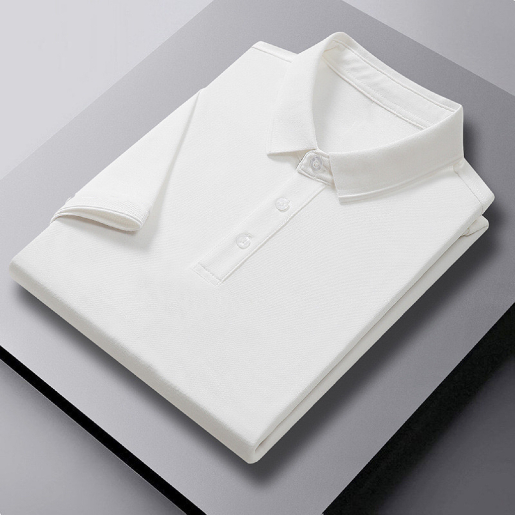 6506男士休闲夏季带钻短袖POLO衫 【两色可选】