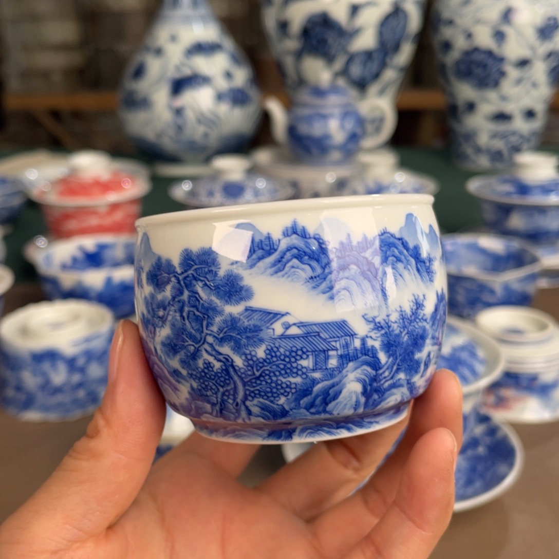 景德镇陶瓷手工手绘